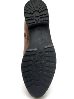 Best Boots en cuir double zip Femme Boots