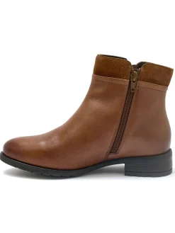 Best Boots en cuir double zip Femme Boots