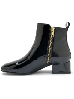 New Boots en cuir verni Femme Boots