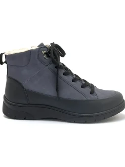 Online Boots fourrées cuir velours et caoutchou Femme Boots