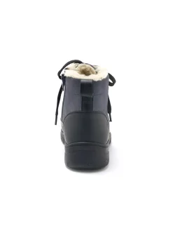 Online Boots fourrées cuir velours et caoutchou Femme Boots