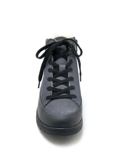 Online Boots fourrées cuir velours et caoutchou Femme Boots