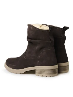 Best Boots molletonnées effet plissé Femme Boots