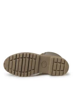 New Boots zippées et lacées doublure suédine Femme Boots