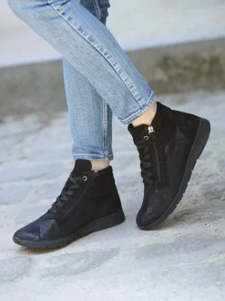 New Boots zippées spécial hallux valgus Femme Baskets, Derbies