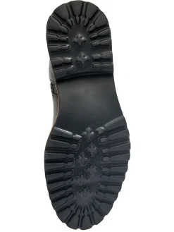 Online Bottes tout cuir zip et élastiques Femme Bottes