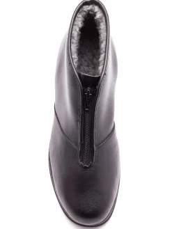 Bottillons fourrés à zip largeur confort Homme Boots|Chaussures Homme