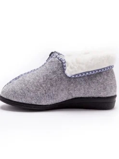 Online Bottillons fourrés laine majoritaire Femme Pantoufles, Chaussons