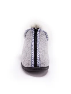 Online Bottillons fourrés laine majoritaire Femme Pantoufles, Chaussons