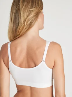 Brassière zippée Agrafé Devant|Sans Armatures