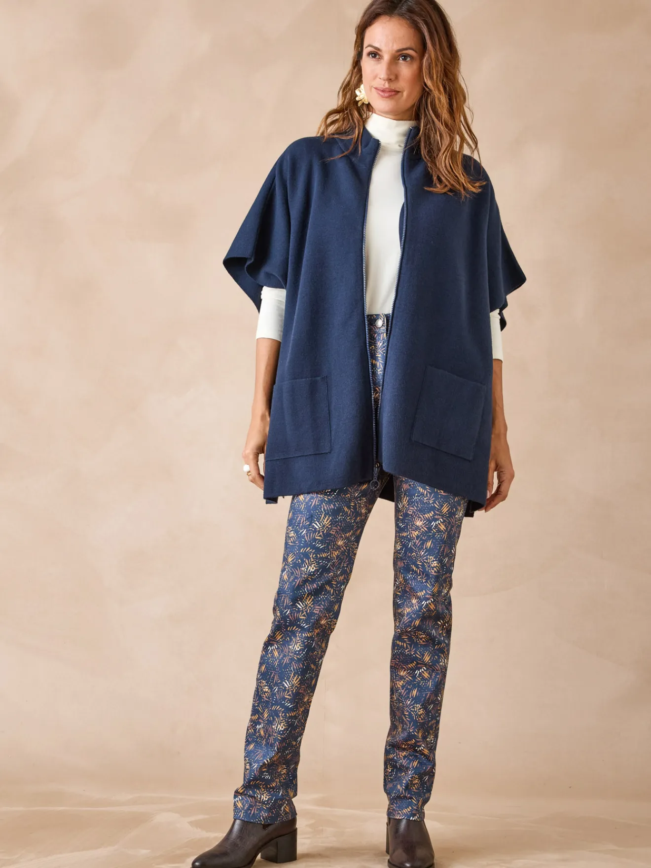 Clearance Cape en maille milano Femme Gilet