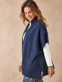 Clearance Cape en maille milano Femme Gilet