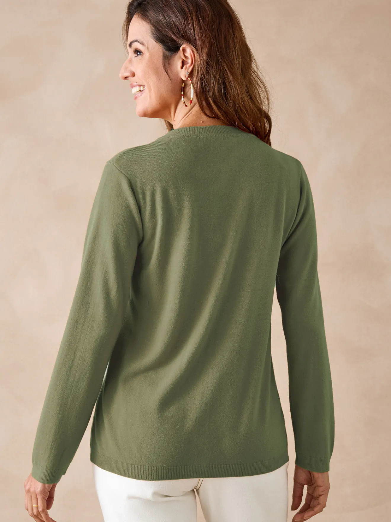 Sale Cardigan avec jeux de torsades Femme Gilet