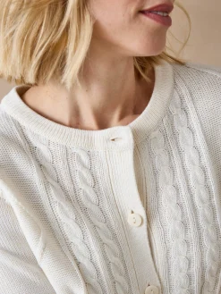 Best Cardigan en maille torsadée Femme Gilet