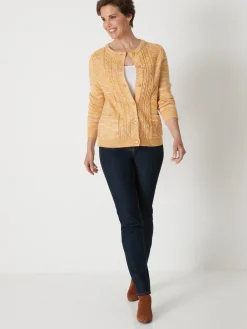 Sale Cardigan en maille torsadée Femme Gilet