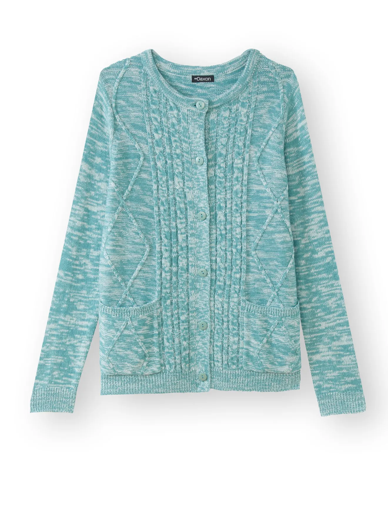 Cardigan en maille torsadée Femme Gilet