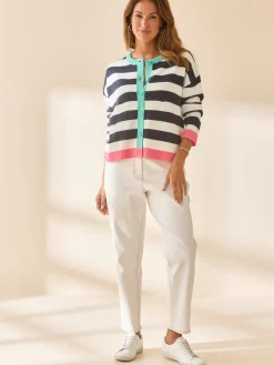 Best Cardigan rayé Femme Gilet