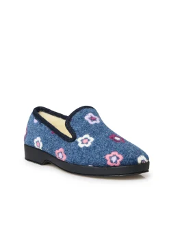Charentaises entièrement fourrées laine Femme Pantoufles, Chaussons