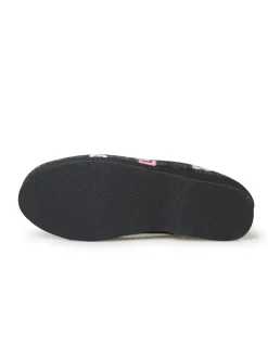 Discount Charentaises entièrement fourrées laine Femme Pantoufles, Chaussons