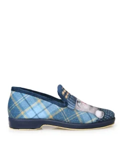 New Charentaises motif chat ou chien Femme Pantoufles, Chaussons