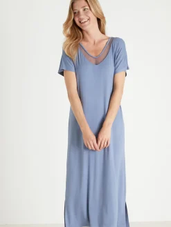 Clearance Chemise de nuit avec résille Chemise De Nuit