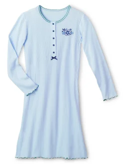 Discount Chemise de nuit courte interlock Chemise De Nuit