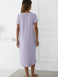 Sale Chemise de nuit forme liquette longue Chemise De Nuit