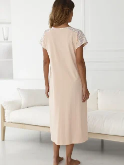 Hot Chemise de nuit longue Chemise De Nuit