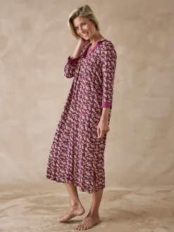 Discount Chemise de nuit longue fluide Chemise De Nuit