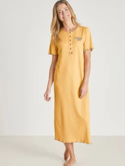 Online Chemise de nuit longue, interlock Chemise De Nuit