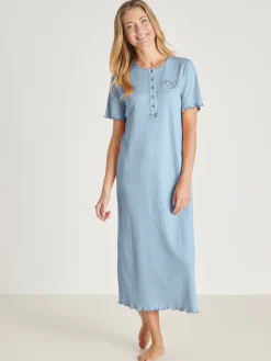 Discount Chemise de nuit longue, interlock Chemise De Nuit