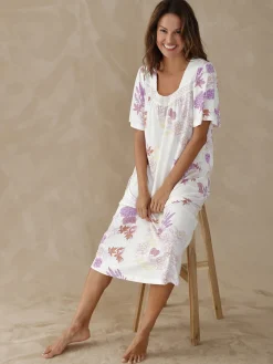 New Chemise de nuit longue manches papillon Chemise De Nuit