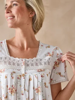 Online Chemise de nuit maille pur coton Chemise De Nuit