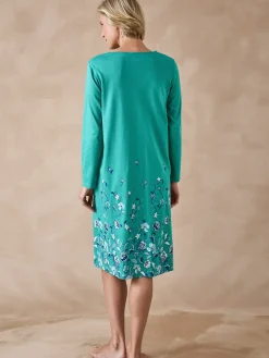 Best Chemise de nuit manches longues coton Chemise De Nuit