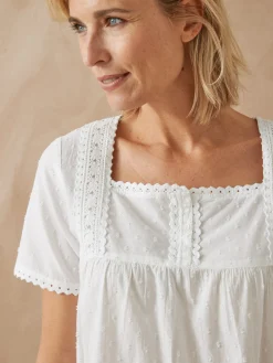 Outlet Chemise de nuit plumetis Chemise De Nuit