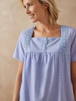 Online Chemise de nuit plumetis Chemise De Nuit