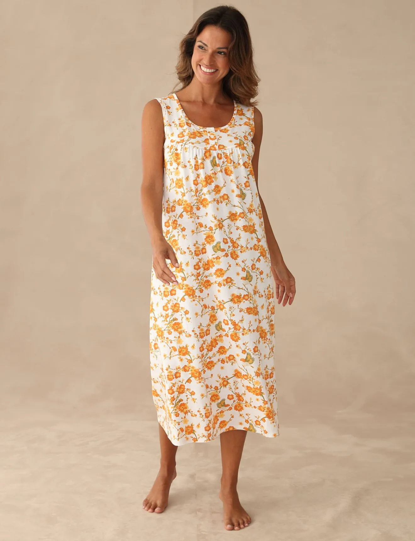 Sale Chemise de nuit sans manches lot de 2 Chemise De Nuit