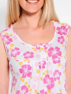 Hot Chemise de nuit sans manches lot de 2 Chemise De Nuit