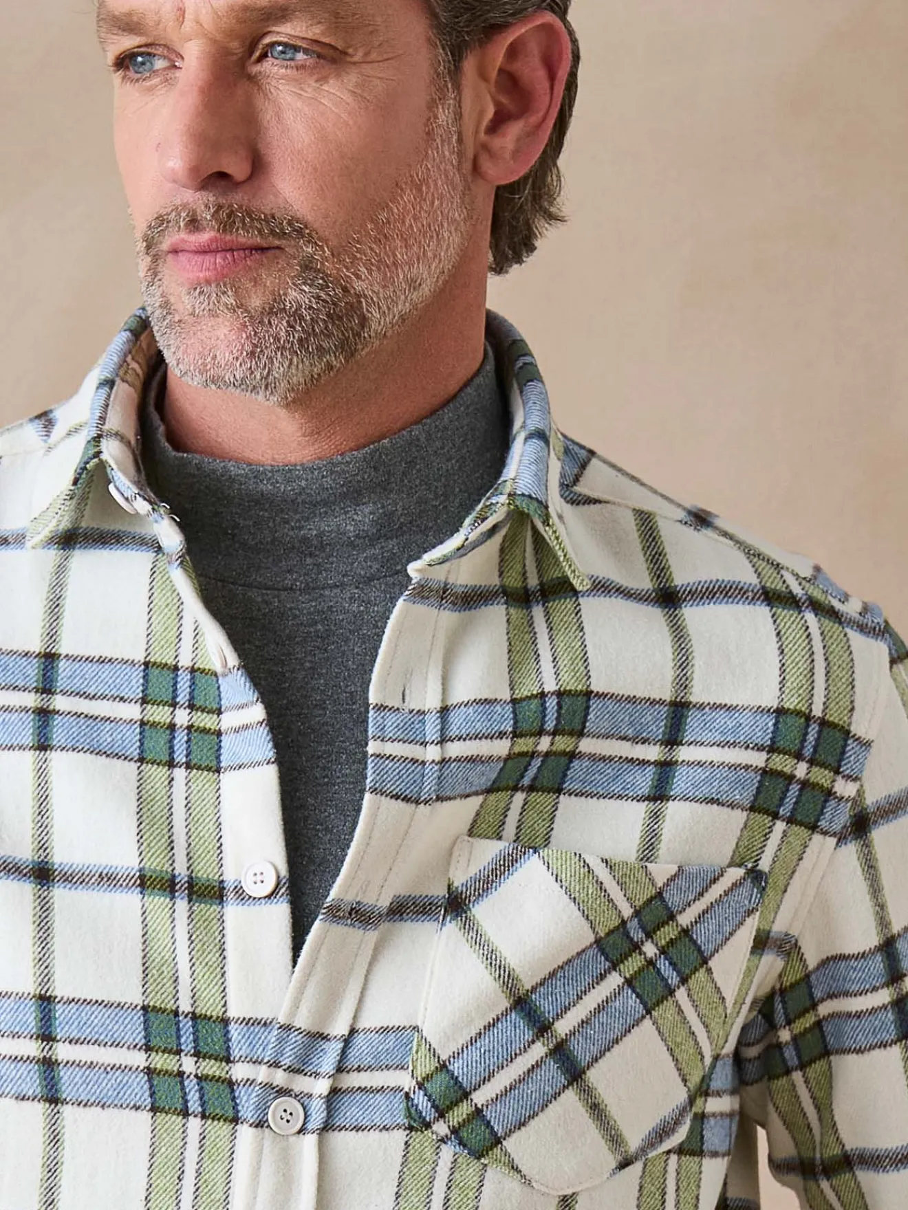 New Chemise en flanelle Homme Chemise