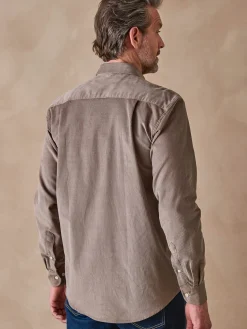 Clearance Chemise en velours Homme Chemise