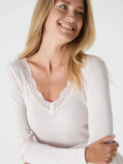 Sale Chemise manches longues avec laine T-Shirt Thermique - Les Chaleureux