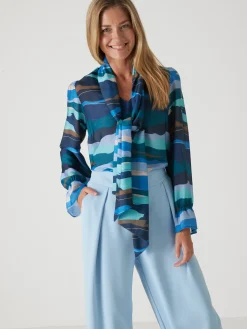 Hot Chemisier à lavallière amovible Femme Tunique|Chemisier, Blouse