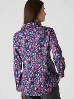 Best Chemisier effet plastron manches longues Femme Chemisier, Blouse