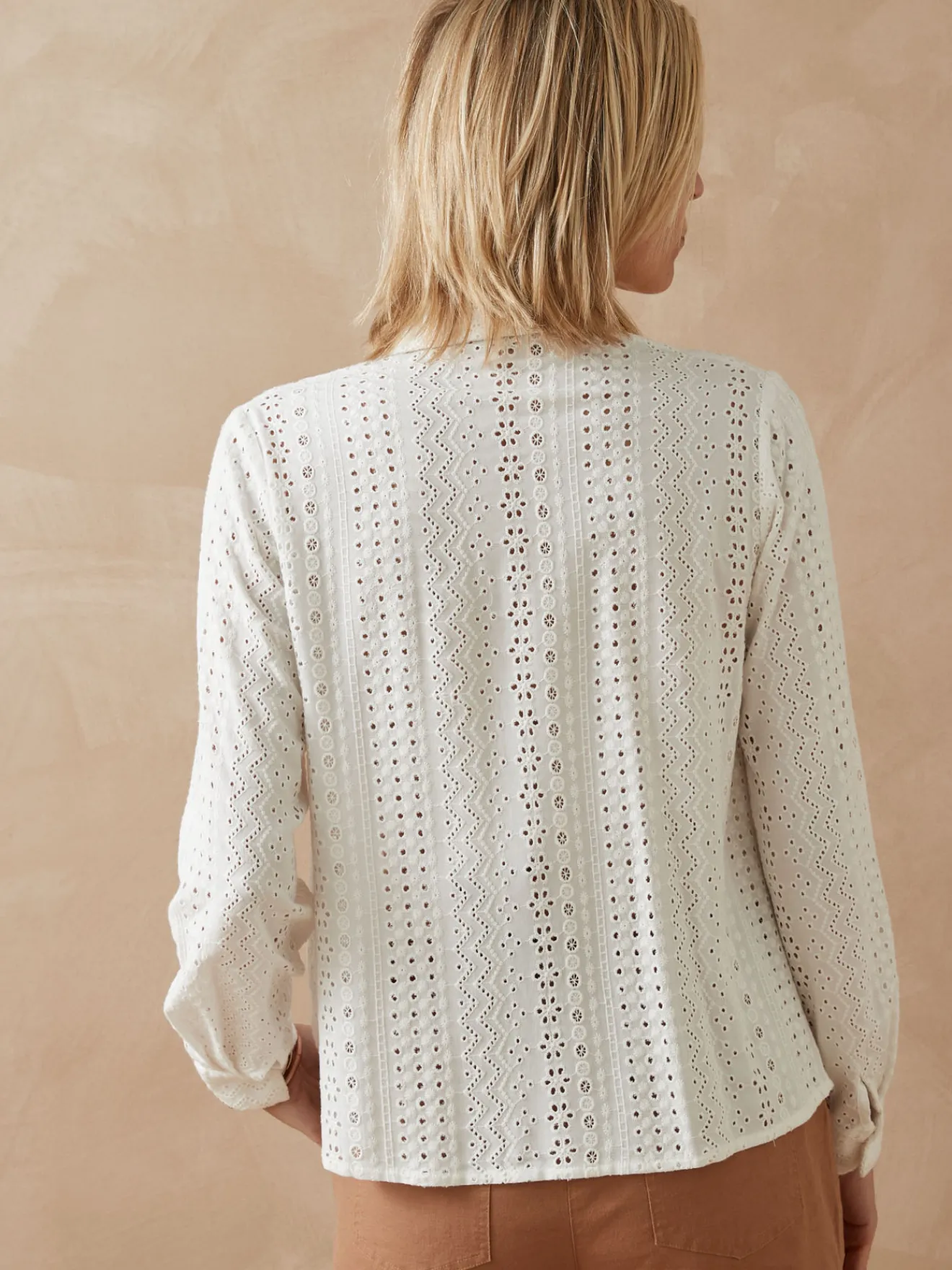 Online Chemisier en broderie anglaise Femme Tunique|Chemisier, Blouse