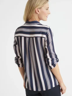 Clearance Chemisier fluide long. 65cm Femme Chemisier, Blouse