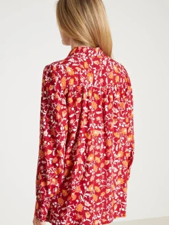 Chemisier long ample spécial ventre rond Femme Tunique|Chemisier, Blouse