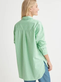 Sale Chemisier long pur coton Femme Tunique|Chemisier, Blouse