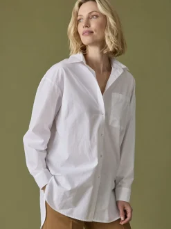 Discount Chemisier long pur coton Femme Tunique|Chemisier, Blouse