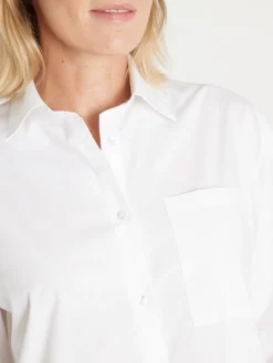 Discount Chemisier long pur coton Femme Tunique|Chemisier, Blouse