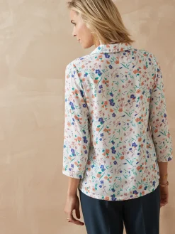 New Chemisier manches 3/4 Femme Chemisier, Blouse